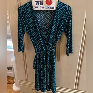 41 Hawthorne faux wrap dress